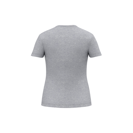 T-shirt col V écoresponsable antibactérien femme Gris WK. Designed To Work – vue 2