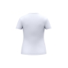 T-shirt col V écoresponsable antibactérien femme Blanc – WK. Designed To Work – vue 2