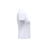 T-shirt col V écoresponsable antibactérien femme Blanc – WK. Designed To Work – vue 3