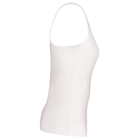 Débardeur femme dos nageur Blanc Kariban Angelina – vue 3