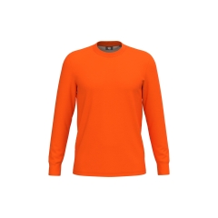 T-shirt manches longues orange fluo écoresponsable WK. Designed To Work
