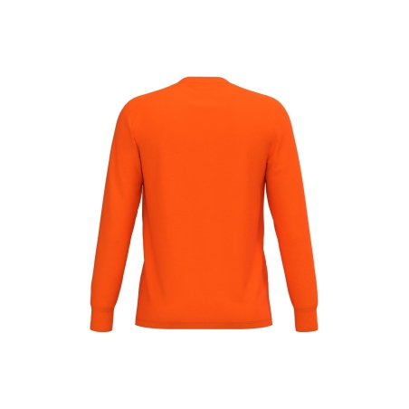 T-shirt manches longues orange fluo écoresponsable WK. Designed To Work – vue 2