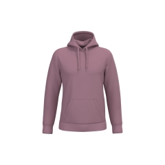 Sweat-shirt capuche violet Kariban – Molleton gratté 280 g/m²