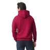 Sweat-shirt capuche Heavy Blend™ Rouge Gildan – vue 2