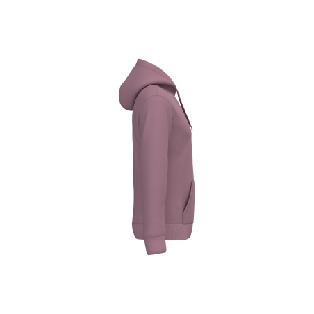 Sweat-shirt capuche violet Kariban – Molleton gratté 280 g/m² – vue 3