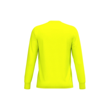 T-shirt manches longues jaune fluo écoresponsable WK. Designed To Work – vue 2