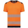 T-shirt sécurité recyclé manches courtes Orange WK. Designed To Work
