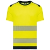 T-shirt sécurité recyclé manches courtes Jaune WK. Designed To Work