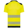 T-shirt sécurité recyclé manches courtes Jaune WK. Designed To Work – vue 2
