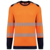 T-shirt sécurité manches longues recyclé Orange WK. Designed To Work