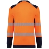 T-shirt sécurité manches longues recyclé Orange WK. Designed To Work – vue 2