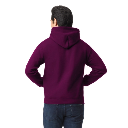 Sweat-shirt à capuche Heavy Blend™ Maroon Gildan – vue 2