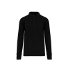 Sweat-shirt col polo homme Noir WK. Designed To Work