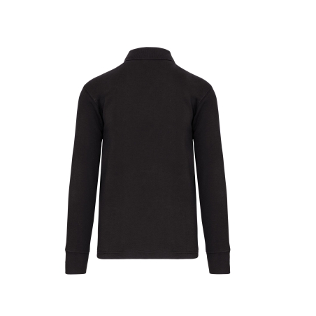 Sweat-shirt col polo homme Gris WK. Designed To Work – vue 2