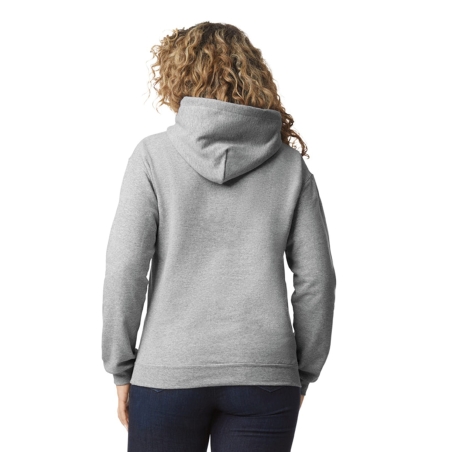 Sweat-shirt capuche Heavy Blend™ Gris – Gildan – vue 2