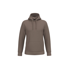Sweat-shirt capuche homme Kariban – Marron personnalisable
