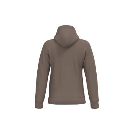 Sweat-shirt capuche homme Kariban – Marron personnalisable – vue 2