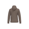 Sweat-shirt capuche homme Kariban – Marron personnalisable – vue 2