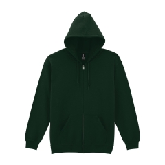 Sweat zippé capuche Heavy Blend™ Vert Forest Green Gildan