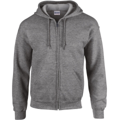 Sweat zippé capuche Heavy Blend™ Graphite chiné – Gildan