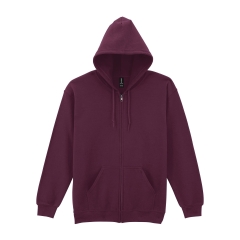 Sweat zippé à capuche Heavy Blend™ Rouge Gildan