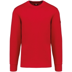 Sweat-shirt Rouge Manches Montées WK. Designed To Work