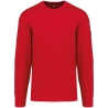 Sweat-shirt Rouge Manches Montées WK. Designed To Work