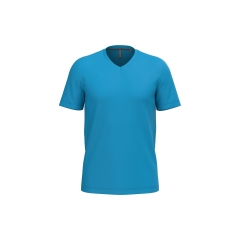 T-shirt col V manches courtes Tropical Blue Kariban 180 g/m²