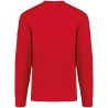 Sweat-shirt Rouge Manches Montées WK. Designed To Work – vue 2