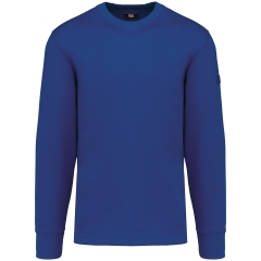 Sweat-shirt Bleu Royal manches montées WK. Designed To Work