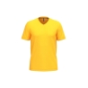 T-shirt col V manches courtes Jaune homme Kariban