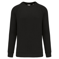 Sweat-shirt col rond 300 g/m² Homme Noir – WK. Designed To Work