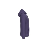Sweat-shirt à capuche homme Violet – Kariban Basic+ – vue 3