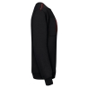 Sweat-shirt Day To Day zip poche contrastée Noir / rouge WK. Designed To Work – vue 3