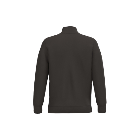 Sweat col 1/4 zip Gris Kariban – Homme – vue 2