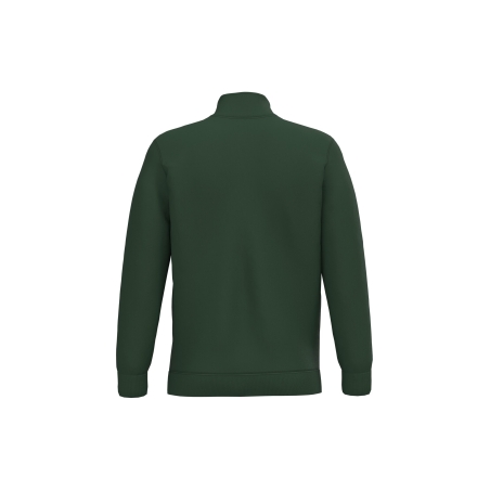 Sweat col zippé homme Vert Forest Green – Kariban – vue 2