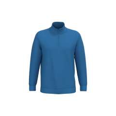Sweat col zippé Bleu Royal homme Kariban – 280 g/m²