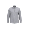 Sweat col zippé 1/4 zip Gris Oxford Kariban – 280 g/m²