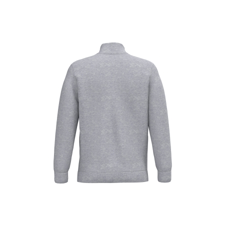 Sweat col zippé 1/4 zip Gris Oxford Kariban – 280 g/m² – vue 2