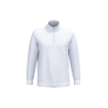 Sweat col 1/4 zip blanc Kariban – 280 g/m²