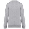 Sweat-shirt Day To Day zip poche contrastée Gris oxford / noir WK. Designed To Work – vue 2