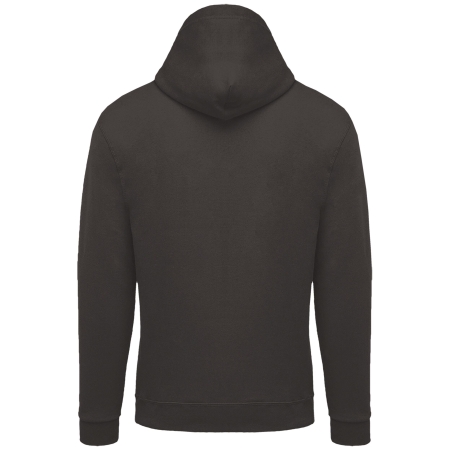 Sweat-shirt zippé capuche Gris unisexe Kariban – 280 g/m² – vue 2