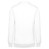 Sweat-shirt zip poche contrastée Blanc/Marine WK. Designed To Work – vue 2