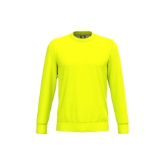 Sweat-shirt haute visibilité jaune écoresponsable WK. Designed To Work