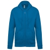 Sweat-shirt zippé capuche Kariban Tropical Blue – Unisexe