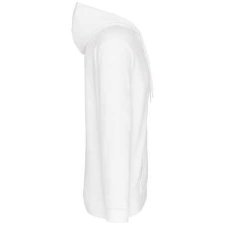 Sweat-shirt zippé capuche Blanc unisexe Kariban 280 g/m² – vue 3
