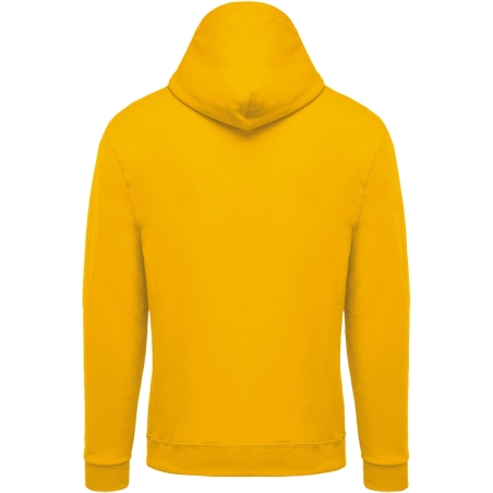 Sweat-shirt zippé capuche unisexe Jaune Kariban – vue 2