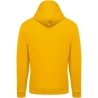 Sweat-shirt zippé capuche unisexe Jaune Kariban – vue 2