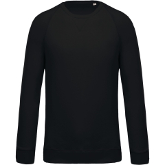 Sweat-shirt Bio French Terry Col Rond Noir Kariban