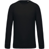 Sweat-shirt Bio French Terry Col Rond Noir Kariban